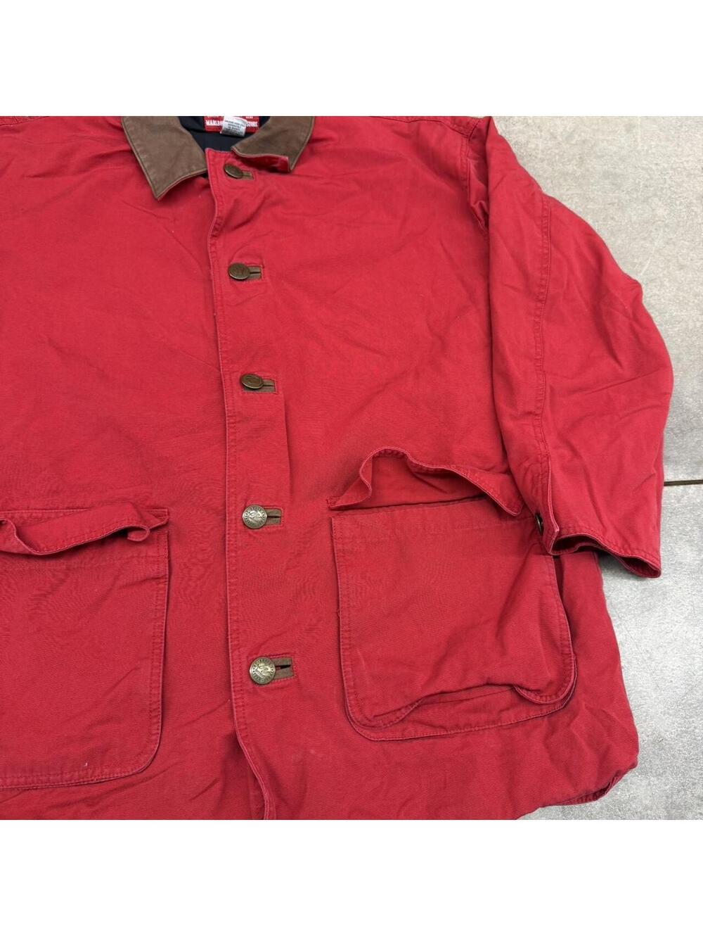 vintage marlboro country store barn chore coat jacket size large - Picture 2 of 5
